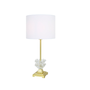 LAMPARA PARA MESA FLOR CRISTAL