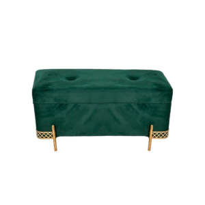 BANCA PIE DE CAMA GRANDE VERDE