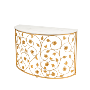 MESA CONSOLA MRMOL MAYA FLORES
