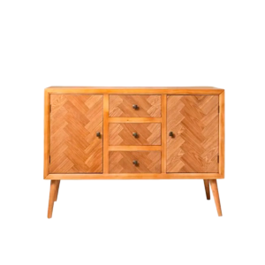 GABINETE DE MADERA 2 PTAS 3 GAVETAS