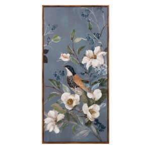 CUADRO DEC PAJARO Y FLORES