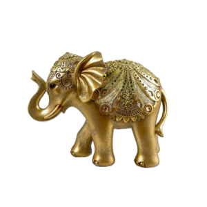 ADORNO ELEFANTE DORADO C/CAPA