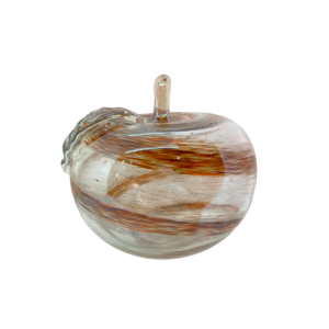 ADORNO MANZANA CAFE VIDRIO