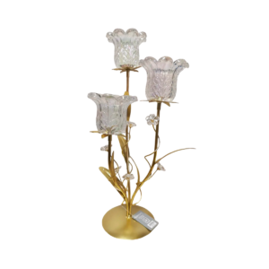 CANDELABRO DE FLORES 3 ROSAS
