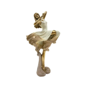 BAILARINA DEC BLC C/DORADO